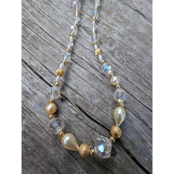 80s Sparkly Beaded Necklaces, Retro Bead Necklace Lot - Picture 7 of 9